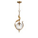 Maxim - 28712CRGL - One Light Pendant - Firenze - Gold Leaf
