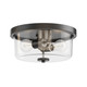 Maxim - 5691CLBK - Two Light Flush Mount - Fuller - Black