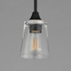 Hudson One Light Pendant (92880CLBK)