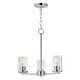 Maxim - 10287CLSN - Three Light Chandelier - Lateral - Satin Nickel