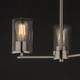 Lateral Three Light Chandelier (10287CLSN)
