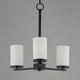Lateral Three Light Chandelier (10287SWBK)