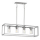 Maxim - 10288CLSN - Four Light Linear Pendant - Lateral - Satin Nickel