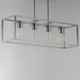 Lateral Four Light Linear Pendant (10288CLSN)