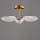 Maris Three Light Semi Flush Mount (10823WTNAB)