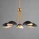 Maris Five Light Chandelier (10825BKNAB)