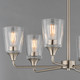 Hudson Six Light Chandelier (12876CLSN)