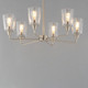 Hudson Six Light Chandelier (12876CLSN)