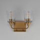 Hudson Two Light Bath Vanity (12882CLNAB)