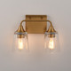 Hudson Two Light Bath Vanity (12882CLNAB)