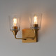 Hudson Two Light Bath Vanity (12882CLNAB)