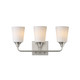 Maxim - 12883SWSN - Three Light Bath Vanity - Hudson - Satin Nickel
