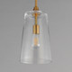 Hudson One Light Pendant (12886CLNAB)