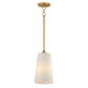 Maxim - 12886SWNAB - One Light Pendant - Hudson - Natural Aged Brass