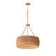 Maxim - 14453NANAB - Three Light Flush Mount - Satori - Natural Aged Brass