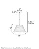 Dunbridge One Light Pendant (18411OFWBR)