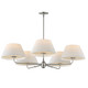 Maxim - 18415OFPN - Five Light Chandelier - Dunbridge - Polished Nickel