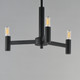 Emana Three Light Chandelier (21363BK)