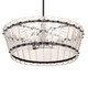 Ruche Four Light Chandelier (21874CLBZ)