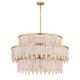 Maxim - 22514WWTNAB - Ten Light Chandelier - Marimba - Natural Aged Brass