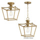 Clifton One Light Pendant / Semi-Flush (25311NAB)