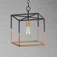 SoHo One Light Pendant (28621BKWBR)