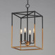 SoHo Four Light Pendant (28624BKWBR)