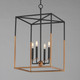 SoHo Four Light Pendant (28625BKWBR)