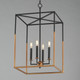 SoHo Four Light Pendant (28625BKWBR)