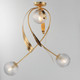 Firenze Three Light Flush Mount (28714CRGL)
