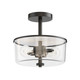Maxim - 5692CLBK - Two Light Semi Flush/Pendant Convertible - Fuller - Black