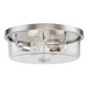 Maxim - 5693CLSN - Three Light Flush Mount - Fuller - Satin Nickel