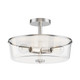 Maxim - 5695CLSN - Three Light Semi Flush/Pendant Convertible - Fuller - Satin Nickel