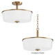 Fuller Three Light Semi Flush/Pendant Convertible (5695WTNAB)