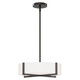 Maxim - 57945WTBK - LED Flush Mount/ Pendant Convertible - Dexter - Black