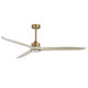 Maxim - 88833WTNABWWT - 72 Ceiling Fan - Woodwind - Natural Aged Brass