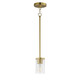 Maxim - 90281CLSBR - One Light Pendant - Lateral - Satin Brass