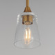Hudson One Light Pendant (92880CLNAB)