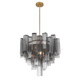 Metropolitan - N3148-GS-732 - Nine Light Pendant - Torvento - Legacy Brass