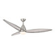 Minka Aire - F757L-BN - 64 Ceiling Fan - Fleur - Brushed Nickel