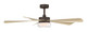 Nellora 52" Ceiling Fan (F772L-DB/WTO)