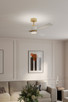 Foxden 53" Ceiling Fan (F778L-LBR/WHF)