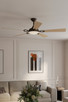 Cadena 65" Ceiling Fan (F783L-DB/WTO)