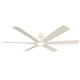Minka Aire - F785L-ALW - 65 Ceiling Fan - Brisano - Alabaster White