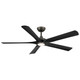 Minka Aire - F793L-RGM/CL - 56 Ceiling Fan - Seressa - Rustic Gun Metal