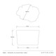 Meramec Outdoor End Table (FES17)