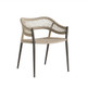 Arteriors - FRS33 - Outdoor Dining Chair - Aurelie - Buff/Blackened Bronze