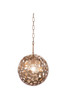 Kalco - 306911AF - One Light Mini Pendant - Belladonna - Antique Silver Leaf