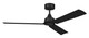 Craftmade - CHM52FB3 - 52 Ceiling Fan - Charming 52 3-Blade In/Out Damp Rated Fan - Flat Black
