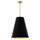 Robert Abbey - 494MOS - Four Light Pendant - Chrissy - Matte Gold Interior w/Modern Brass